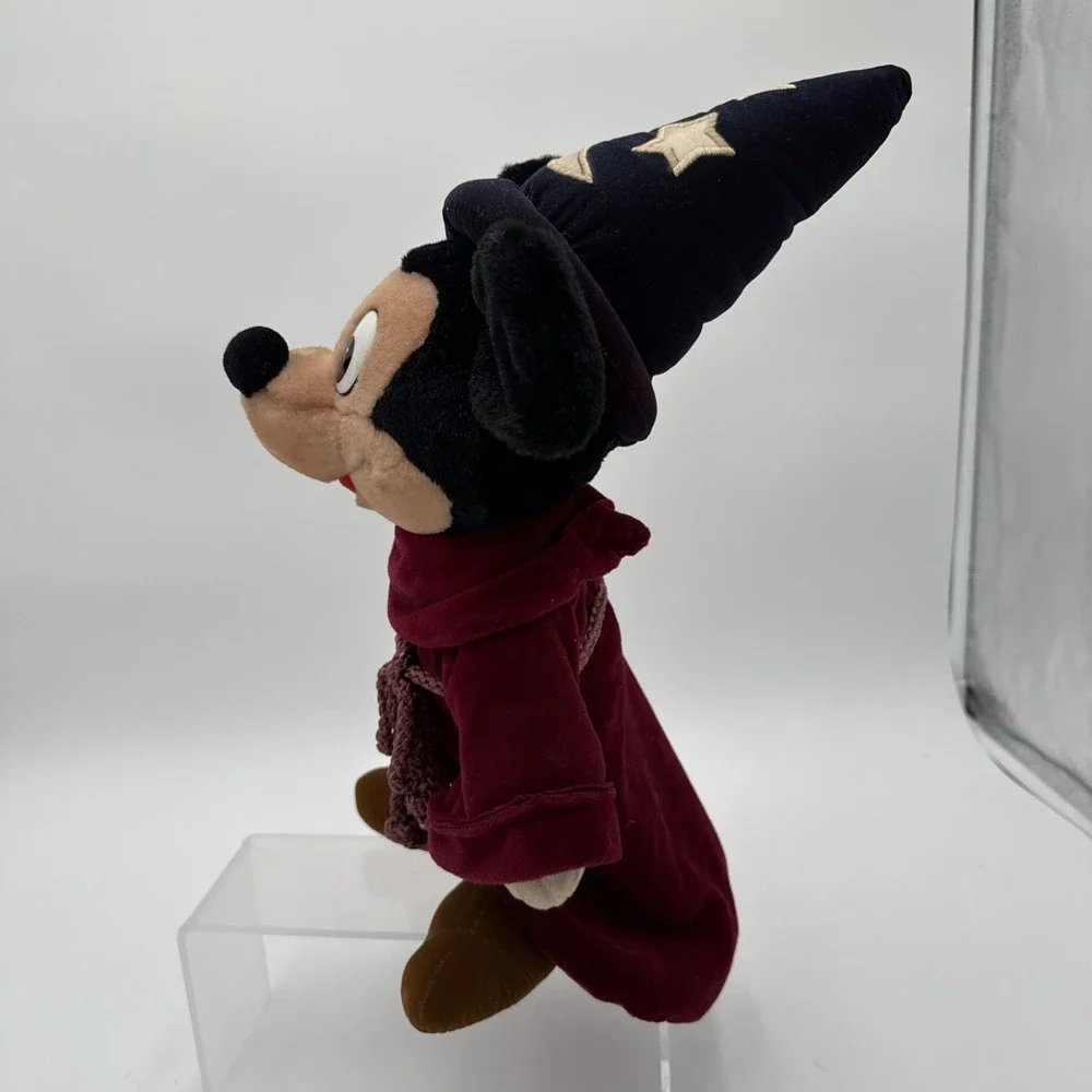 Disney Vintage Sorcerer Mickey Mouse Plush Stuffed Animal Toy Collectible‎ 16 In